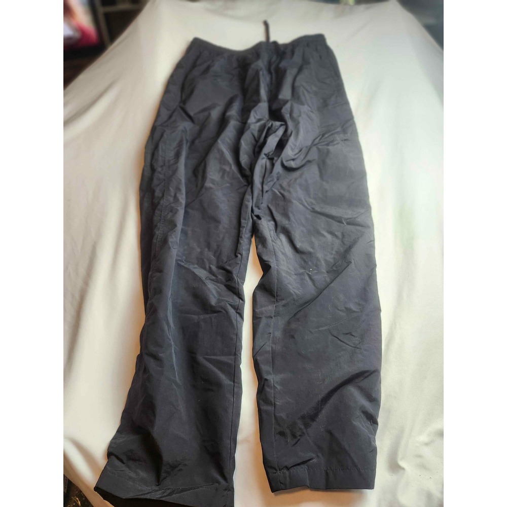 Spalding Athletic Apparel Mens XL Black Nylon Water Repellent Track Pants Lining